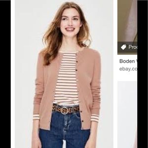 Boden cashmere crew neck sweater